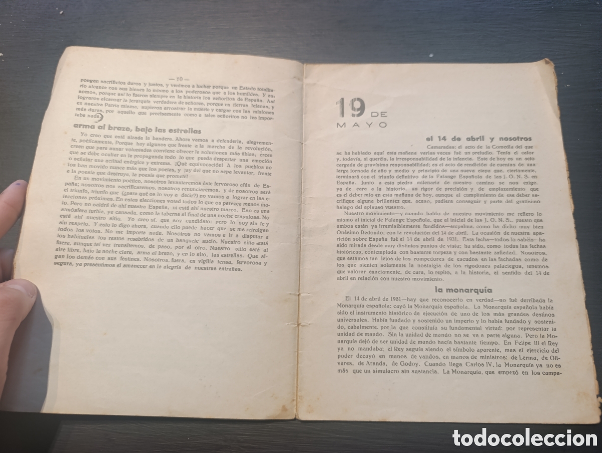 Libros de segunda mano: 3 discursos de Jos&eacute; Antonio. - Foto 2