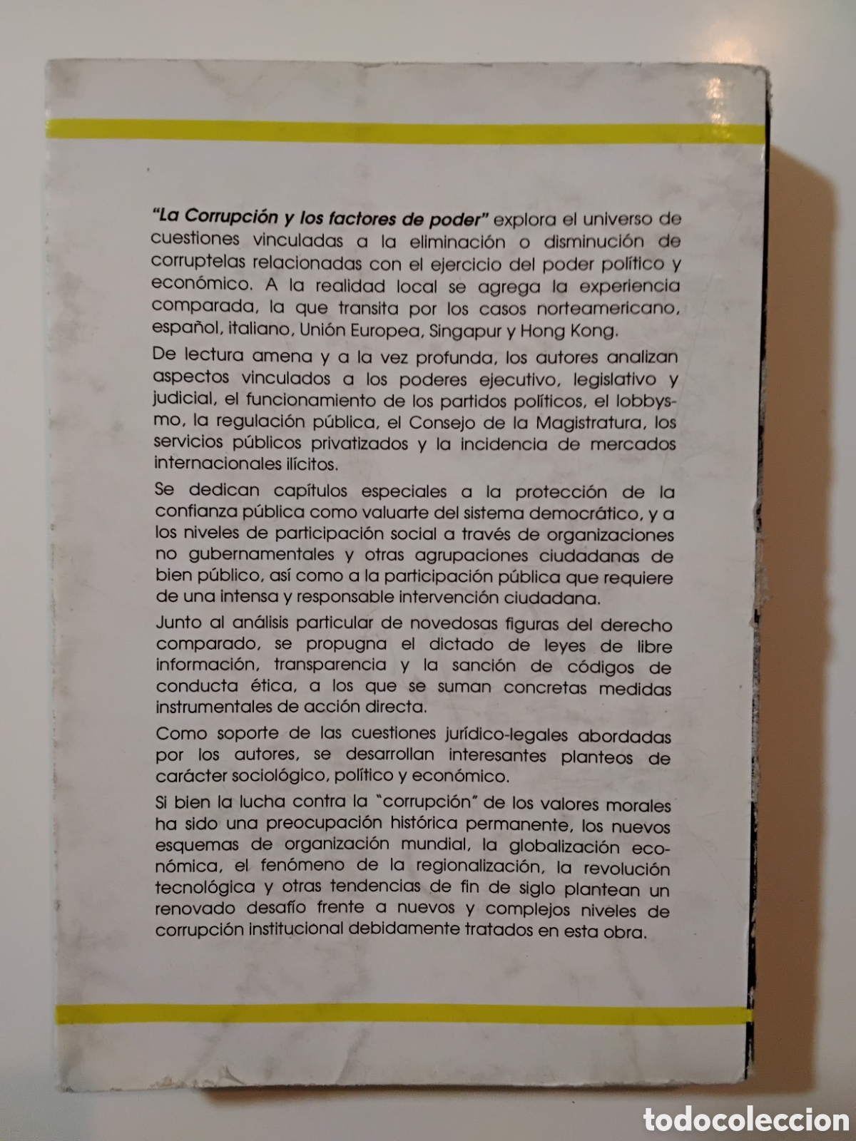 Libros de segunda mano: Cincunegui & Cincunegui &mdash; La corrupci&oacute;n y los factores de poder (1996) - Foto 4