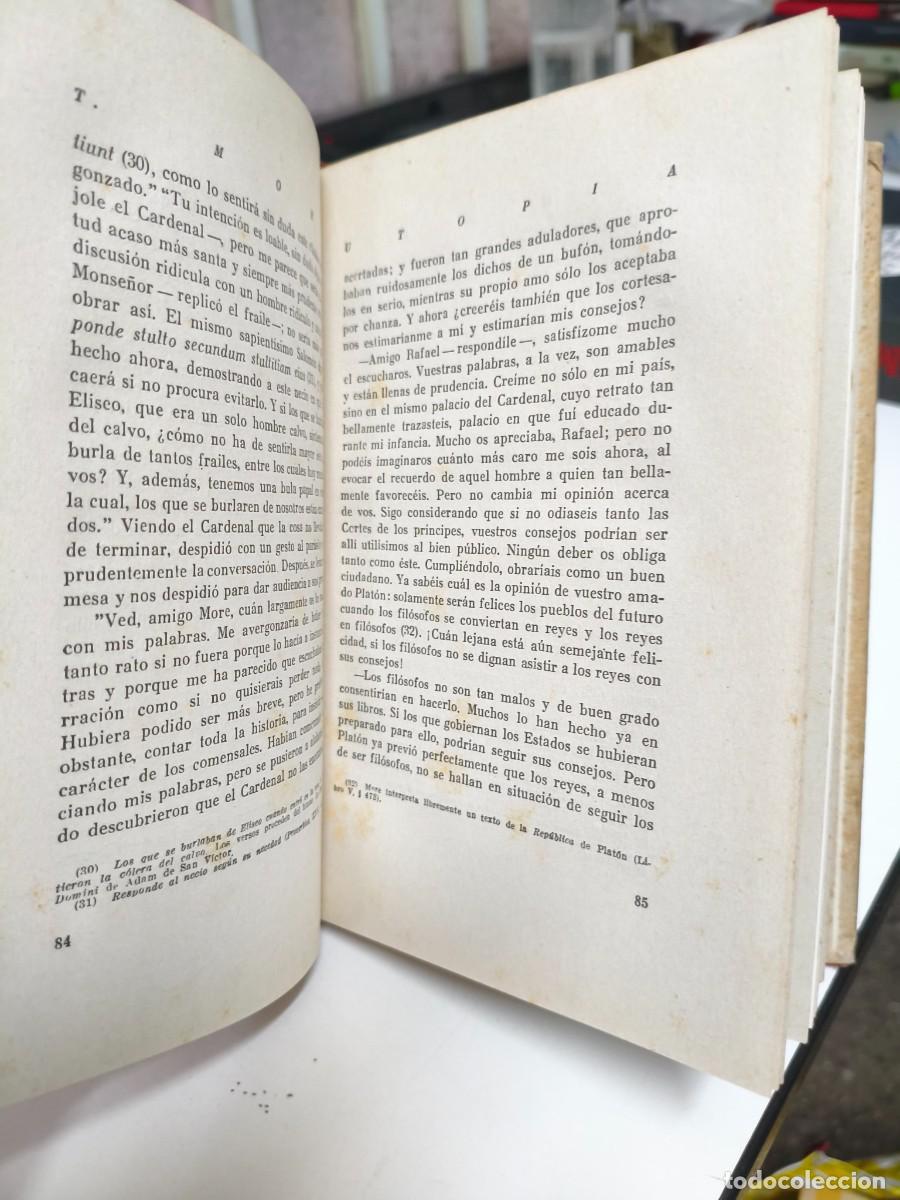 Libros de segunda mano: UTOP&Iacute;A. Thomas More. Editorial APOLO. - Foto 4