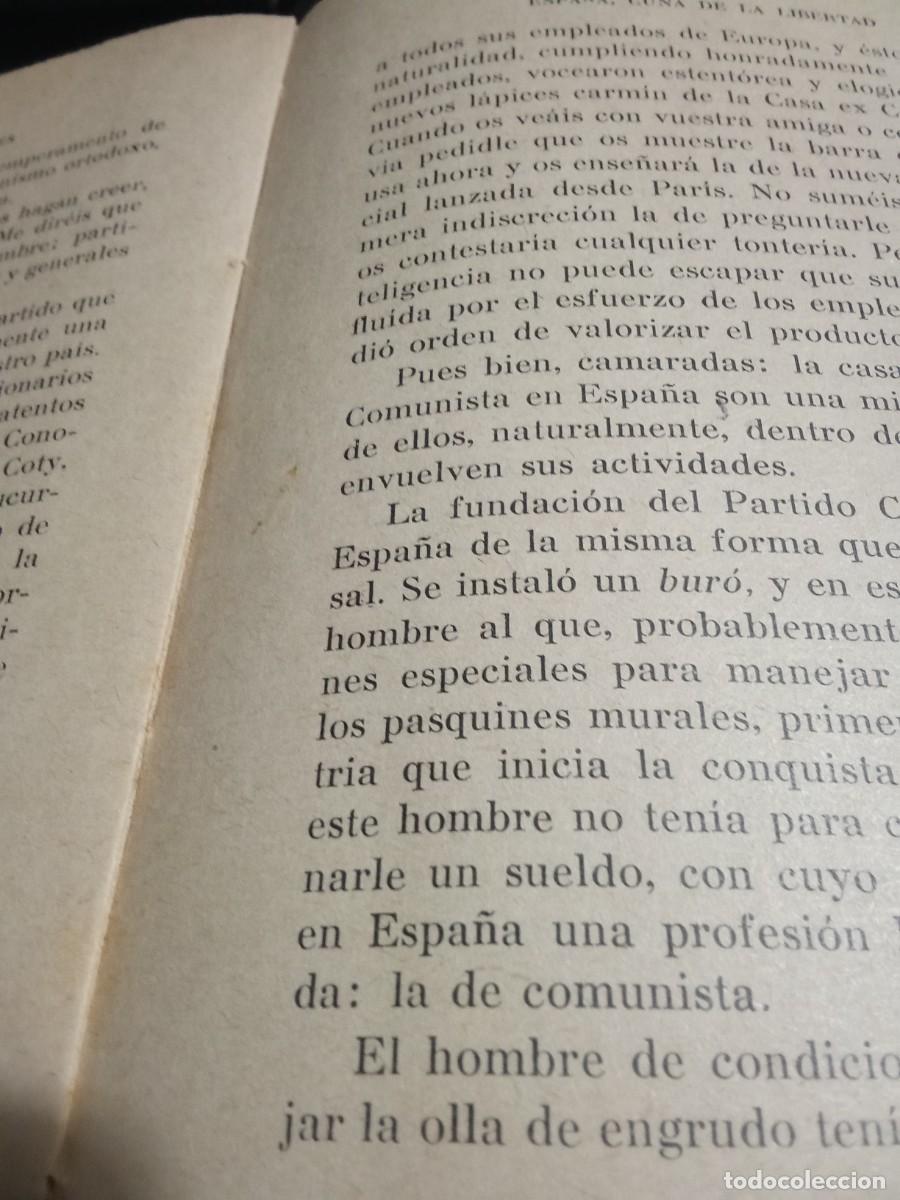 Libros de segunda mano: Espa&ntilde;a, cuna de la Libertad. - Foto 2