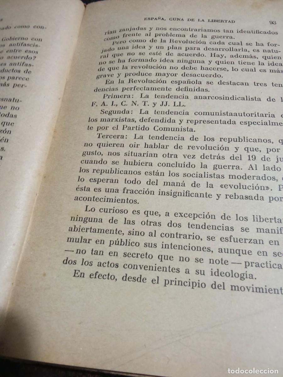 Libros de segunda mano: Espa&ntilde;a, cuna de la Libertad. - Foto 4