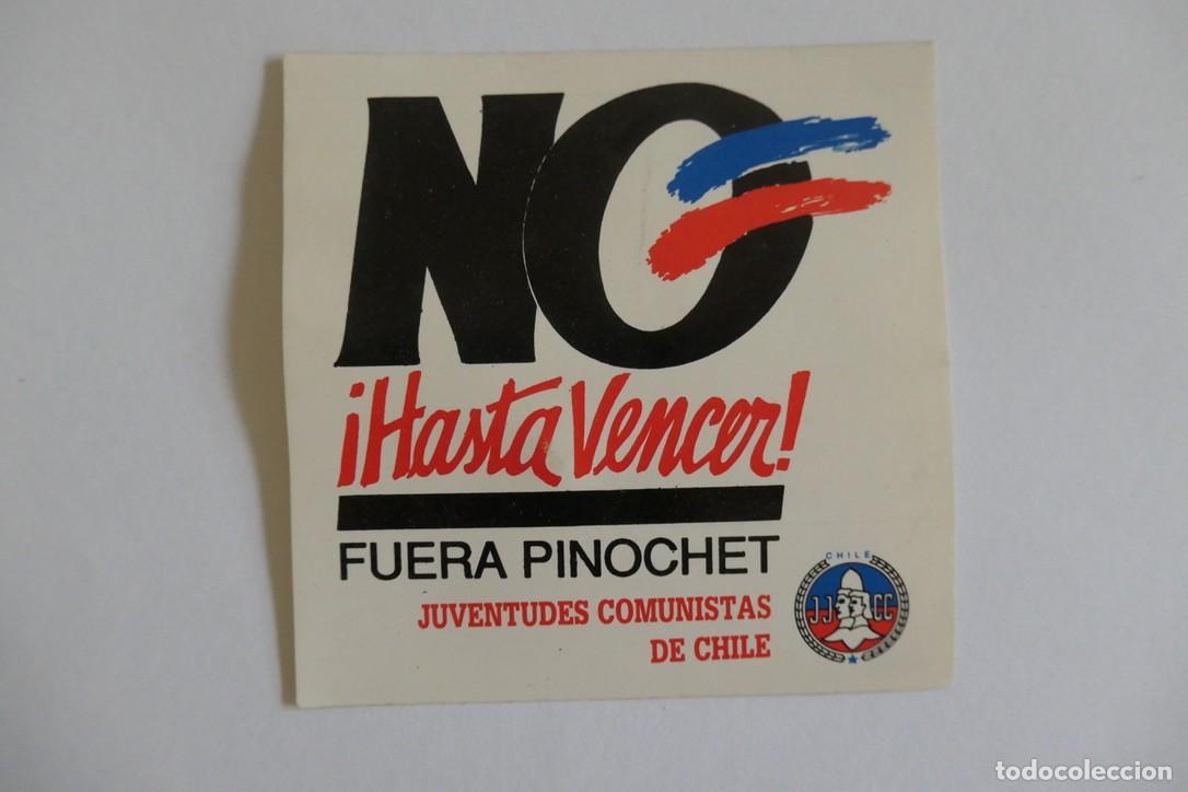 Gebrauchte B&uuml;cher: Adhesivo. no hasta vencer- fuera Pinochet juventudes comunistas de Chile -a&ntilde;os 80