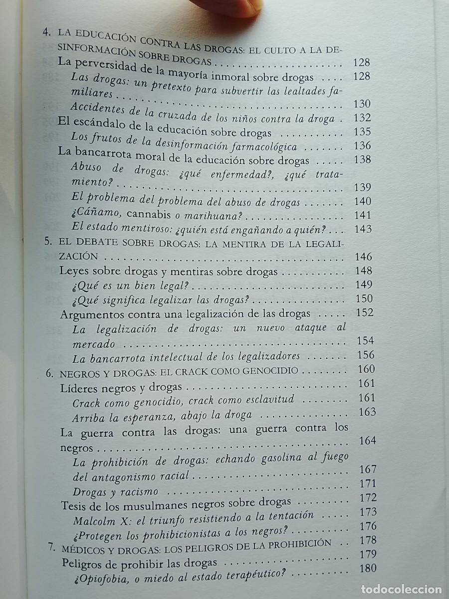 Libros de segunda mano: Thomas Szasz. Nuestro derecho a las drogas - Foto 6