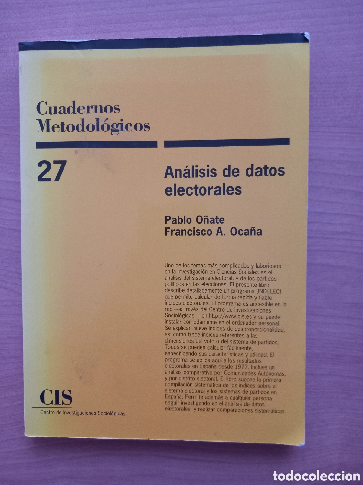 Libros de segunda mano: Analisis de datos electorales
