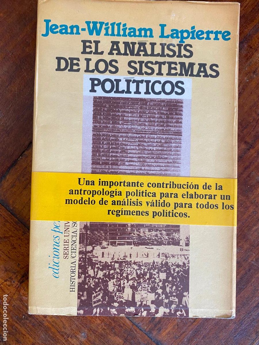 Libros de segunda mano: El an&aacute;lisis de los sistemas pol&iacute;ticos - Jean William Lapierre