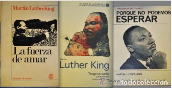 Libros de segunda mano: Luther King. 3 libros del activista estadounidense contra el racismo Martin Luther King