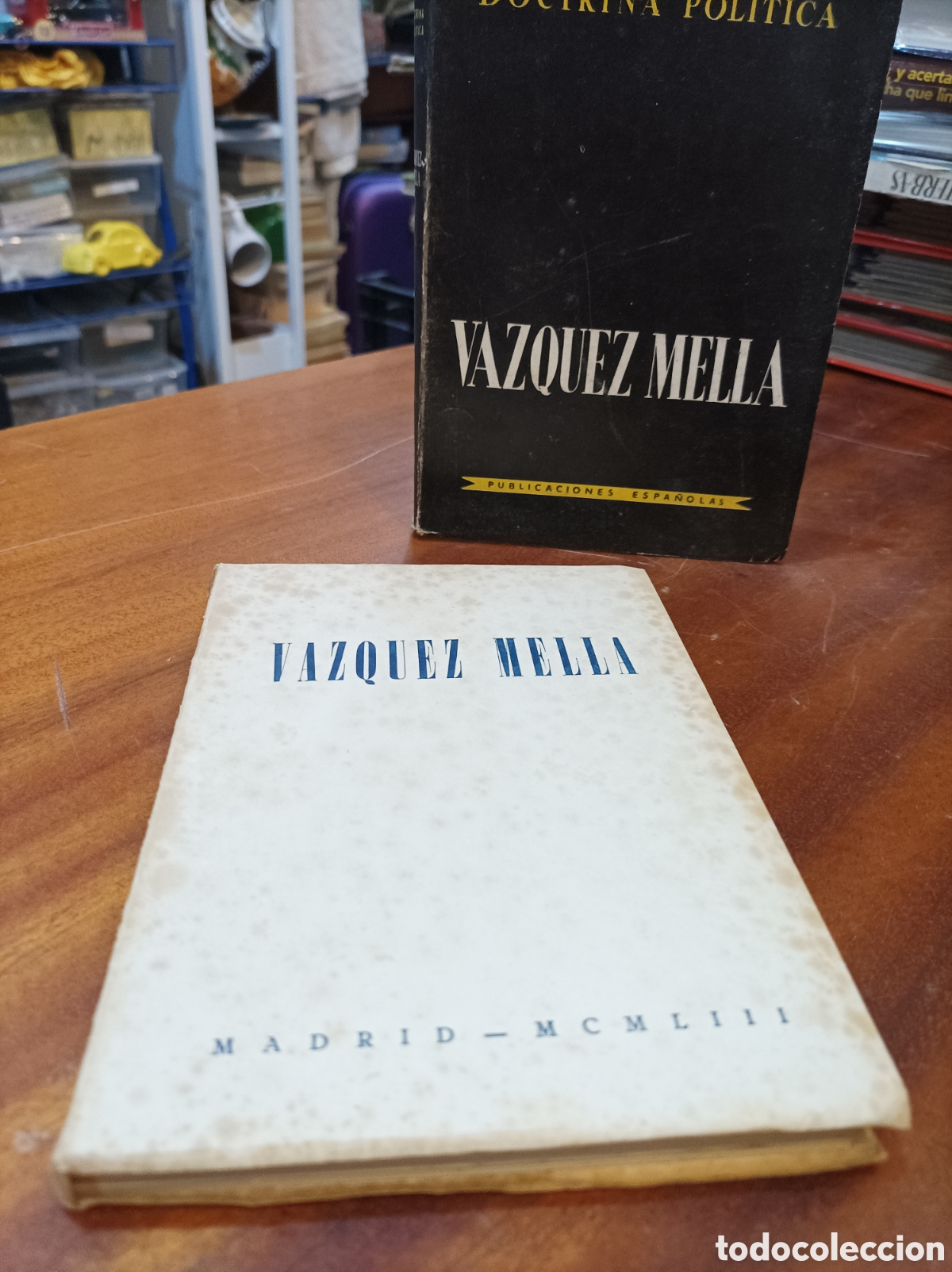 Libros de segunda mano: V&Aacute;ZQUEZ MELLA . TEXTOS DE DOCTRINA POL&Iacute;TICA.1953