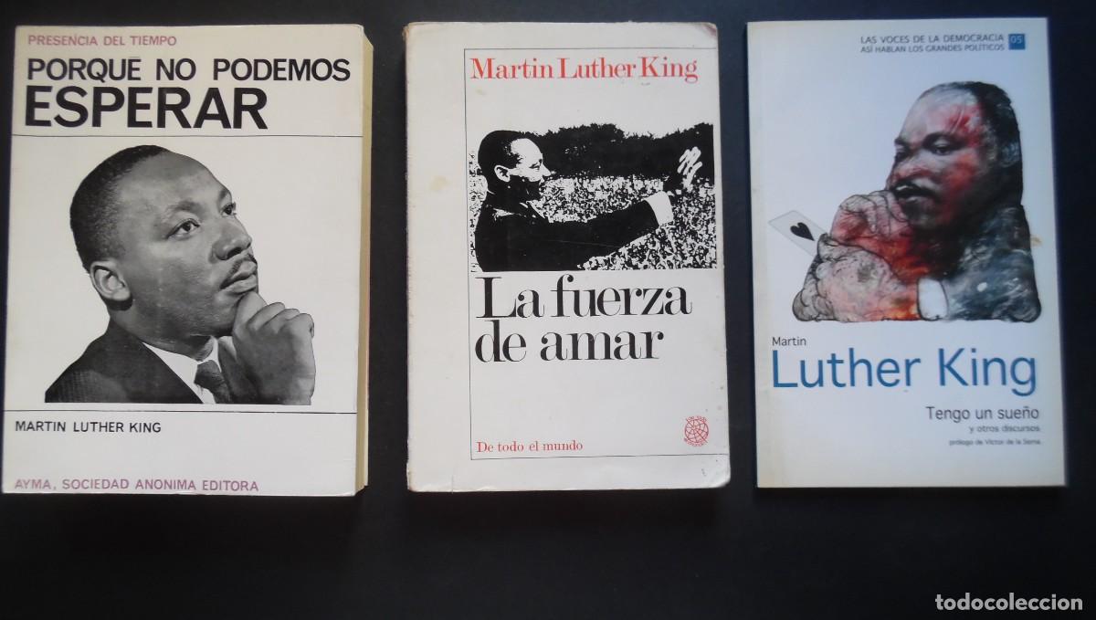 Second hand books: Luther King. 3 libros del activista estadounidense contra el racismo Martin Luther King