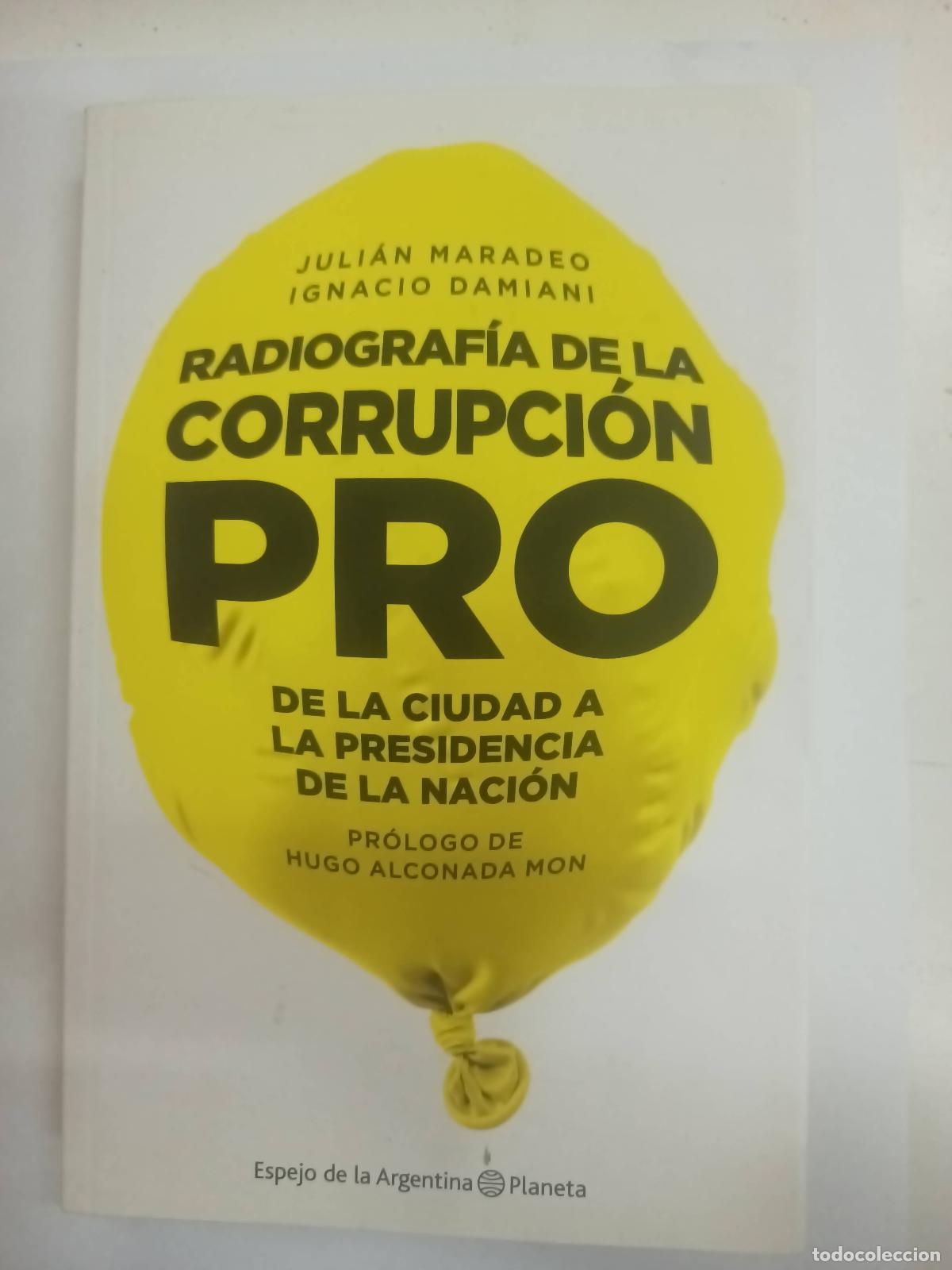 Libri di seconda mano: Radiograf&iacute;a de la corrupcion PRO de la ciudad a la presidencia de la nacion - Damiani Maradei