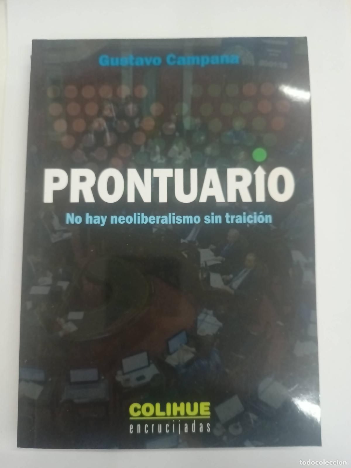 Second hand books: Prontuario - Gustavo Campana