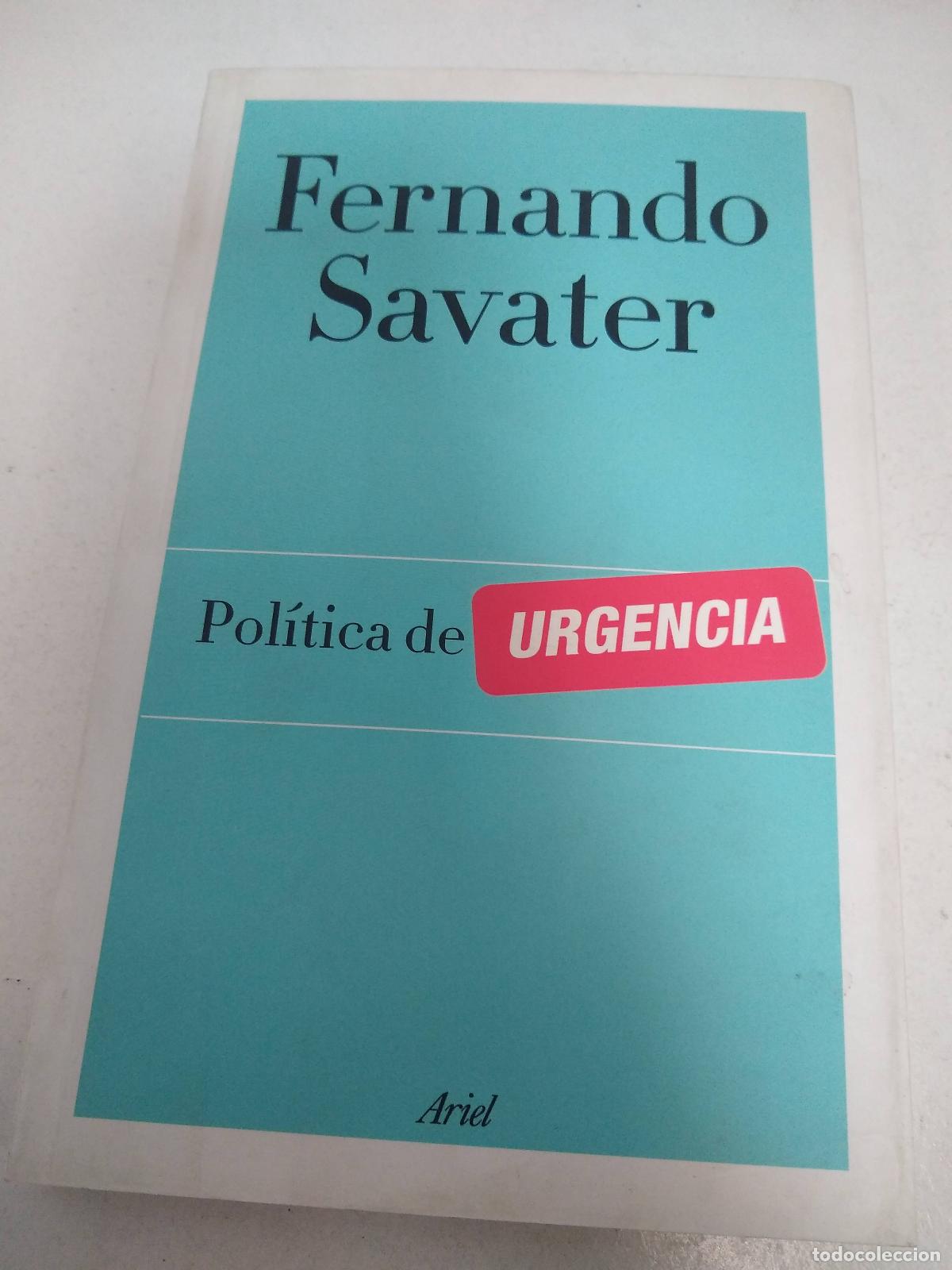 Libri di seconda mano: Politica de urgencia - Fernando Savater