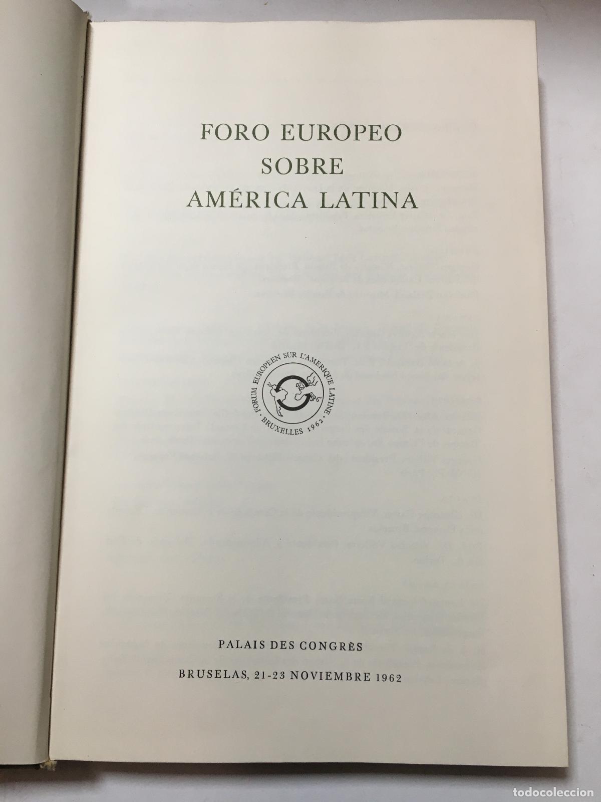 Second hand books: Foro europeo sobre am&eacute;rica latina - Varios autores