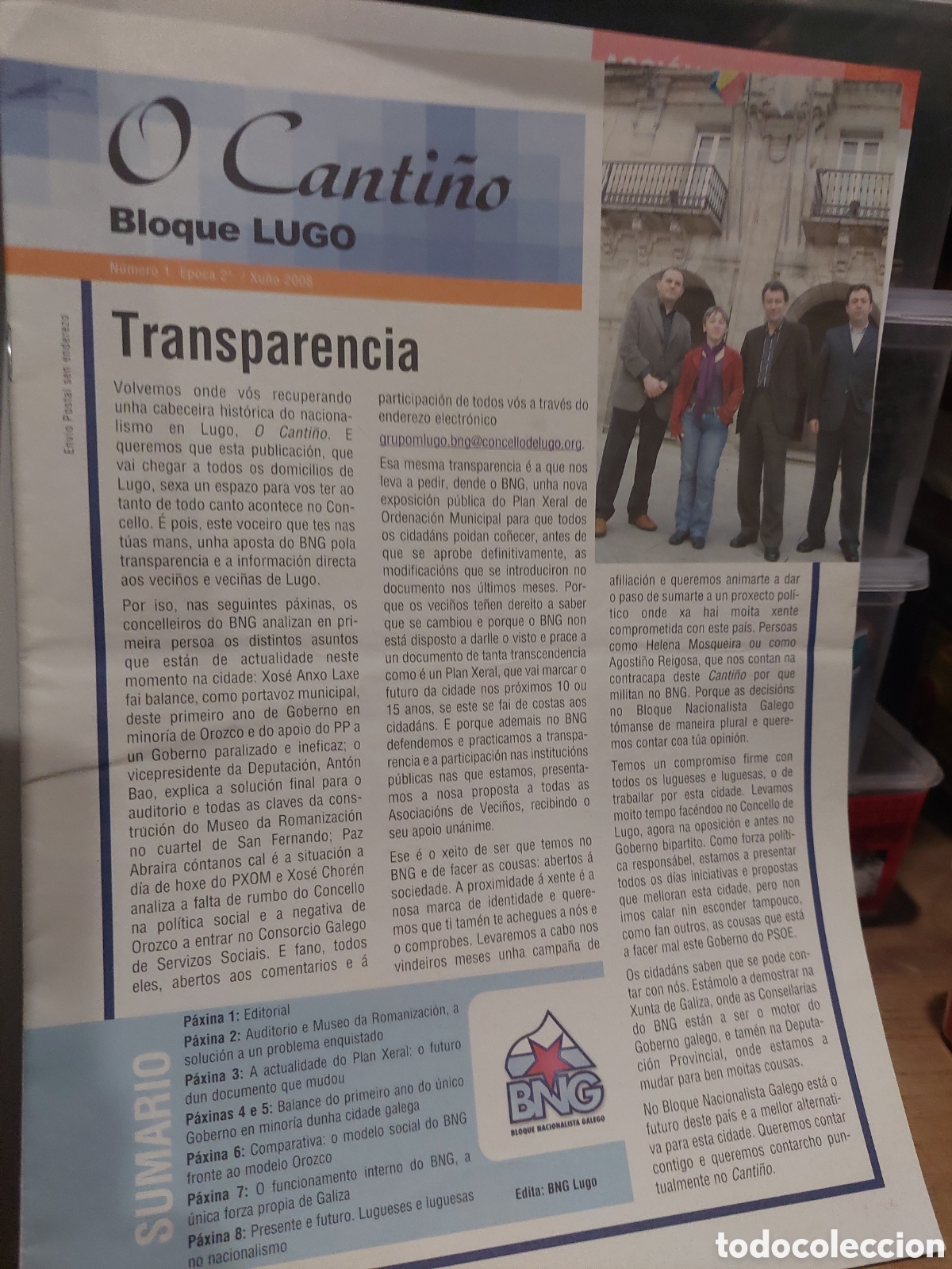Libros de segunda mano: CIG EN PE COMPOSTELA 2008 - Foto 2