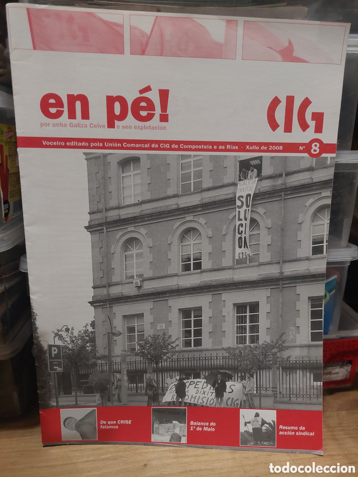 Libros de segunda mano: CIG EN PE COMPOSTELA 2008 - Foto 1