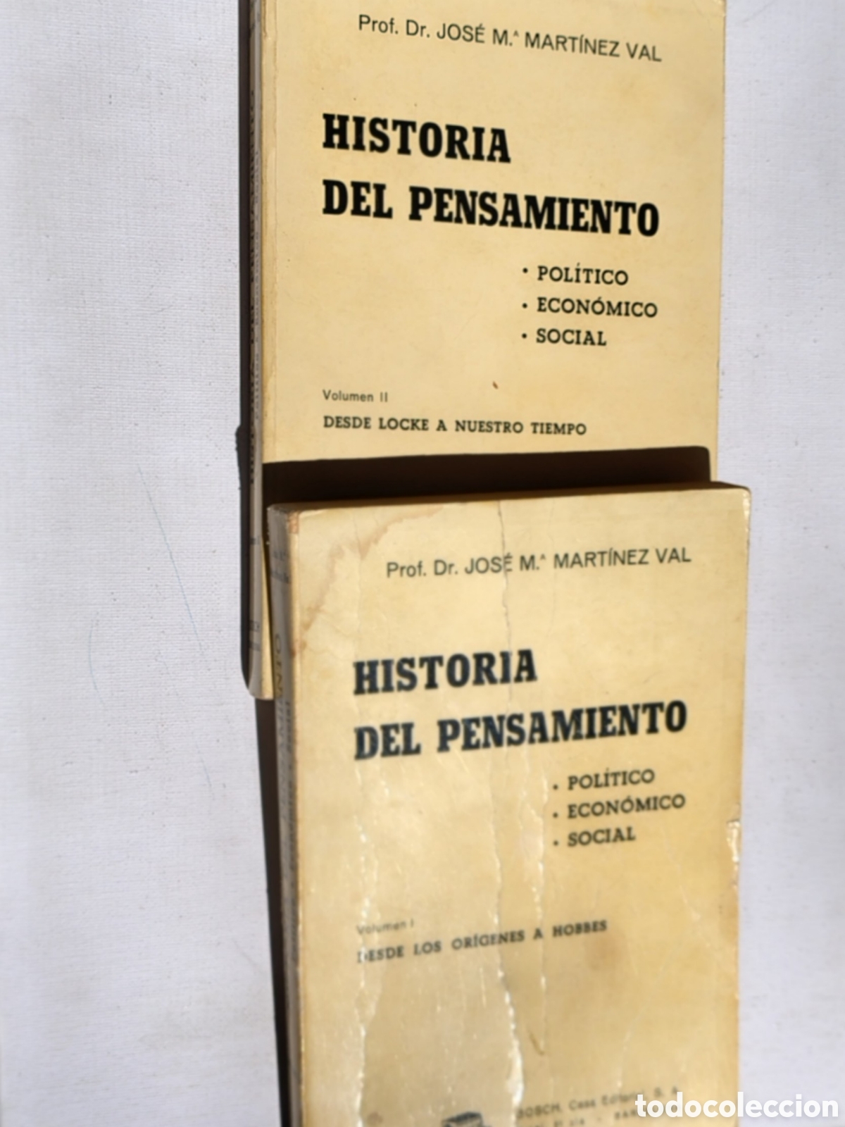 Libros de segunda mano: Pack 2 libros Historia del pensamiento pol&iacute;tico, econ&oacute;mico y social &ndash; Vol. I y II