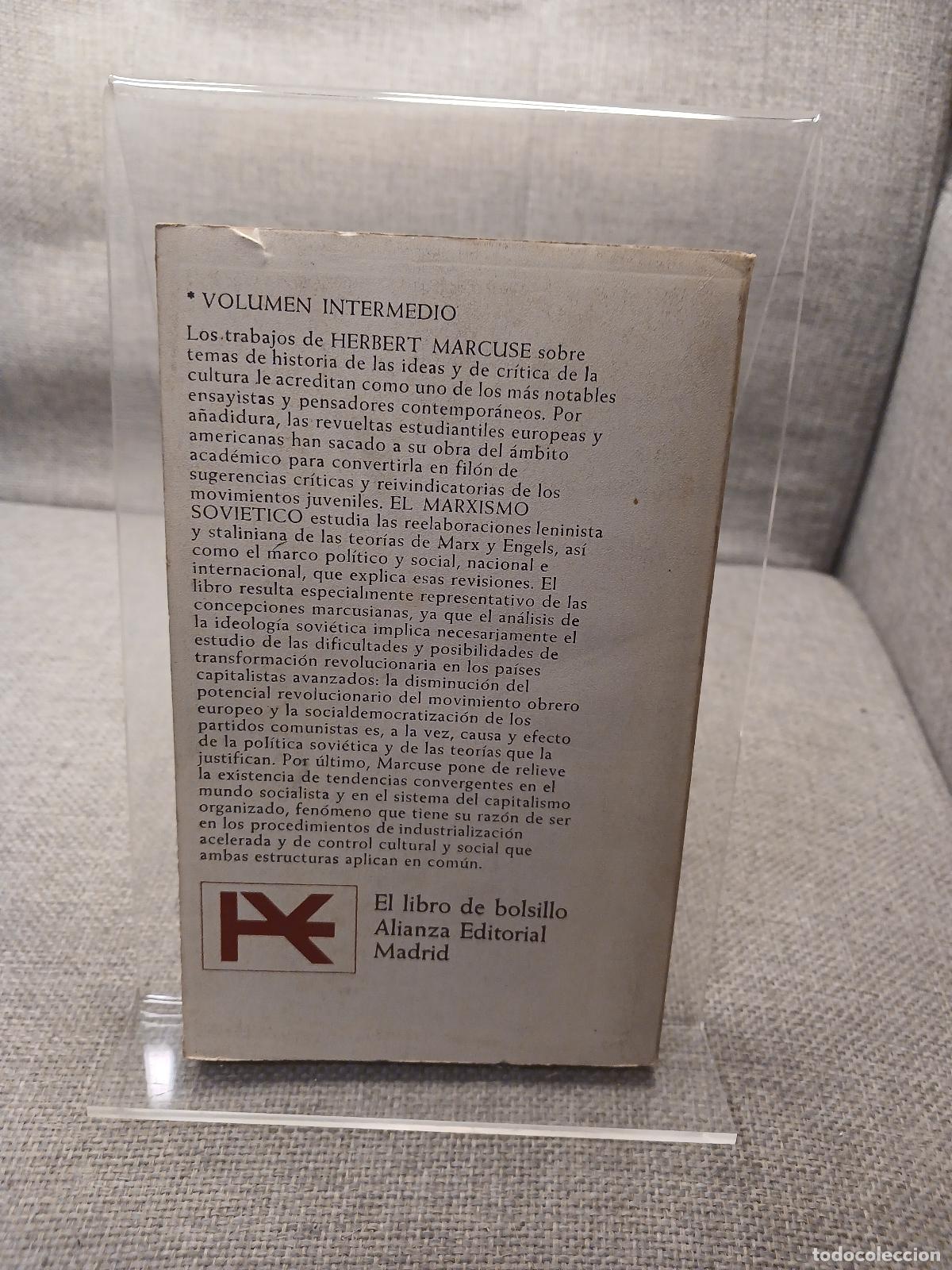 Libros de segunda mano: El marxismo sovi&eacute;tico - Herbert Marcuse - Foto 3