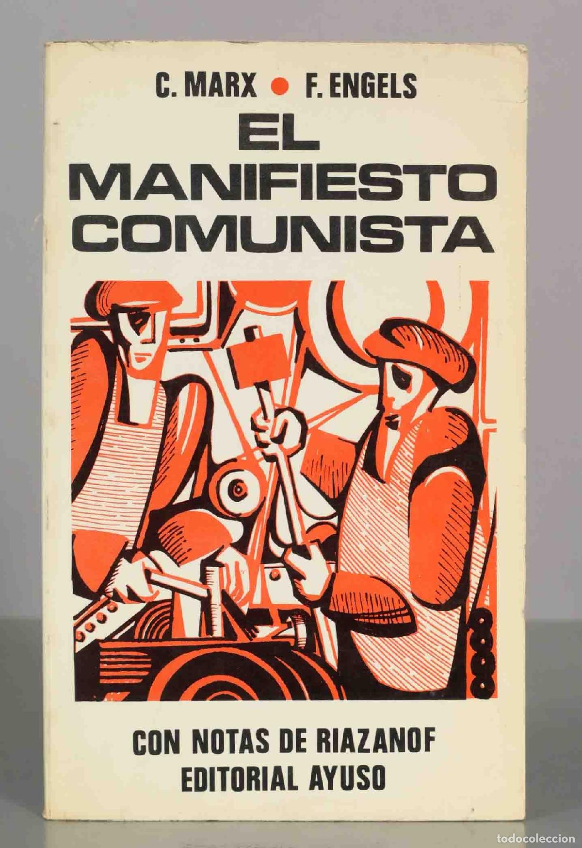 Libros de segunda mano: El manifiesto comunista - C. Marx, F. Engels - Con notas de Riazanof - Editorial Ayuso