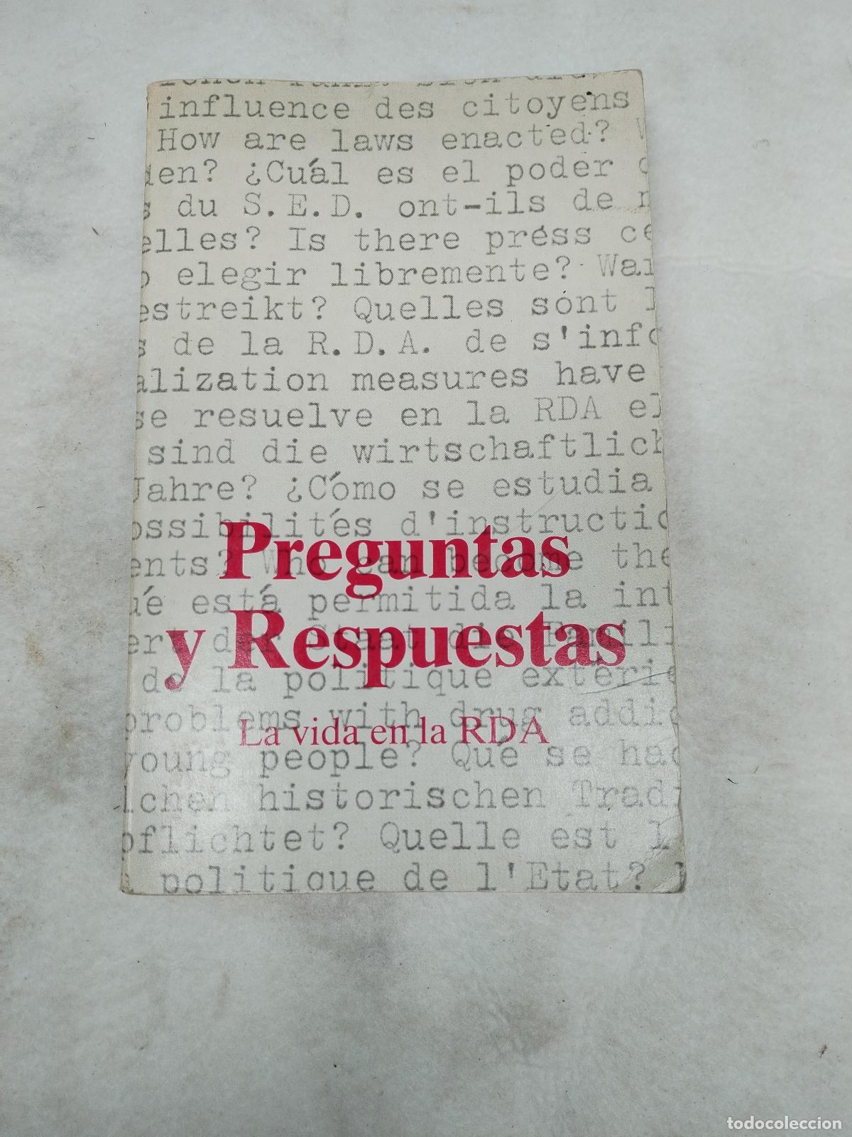 Libri di seconda mano: Preguntas y Respuestas. La vida en la RDA - Varios autores - c188