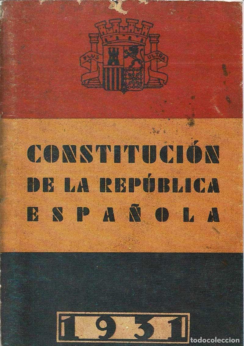 Libros de segunda mano: Constituci&oacute;n de la Rep&uacute;blica Espa&ntilde;ola (edici&oacute;n facs&iacute;mil) - Foto 1
