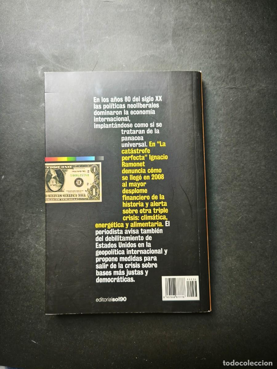 Libros de segunda mano: La cat&aacute;strofe perfecta - Ignacio Ramonet - Foto 2