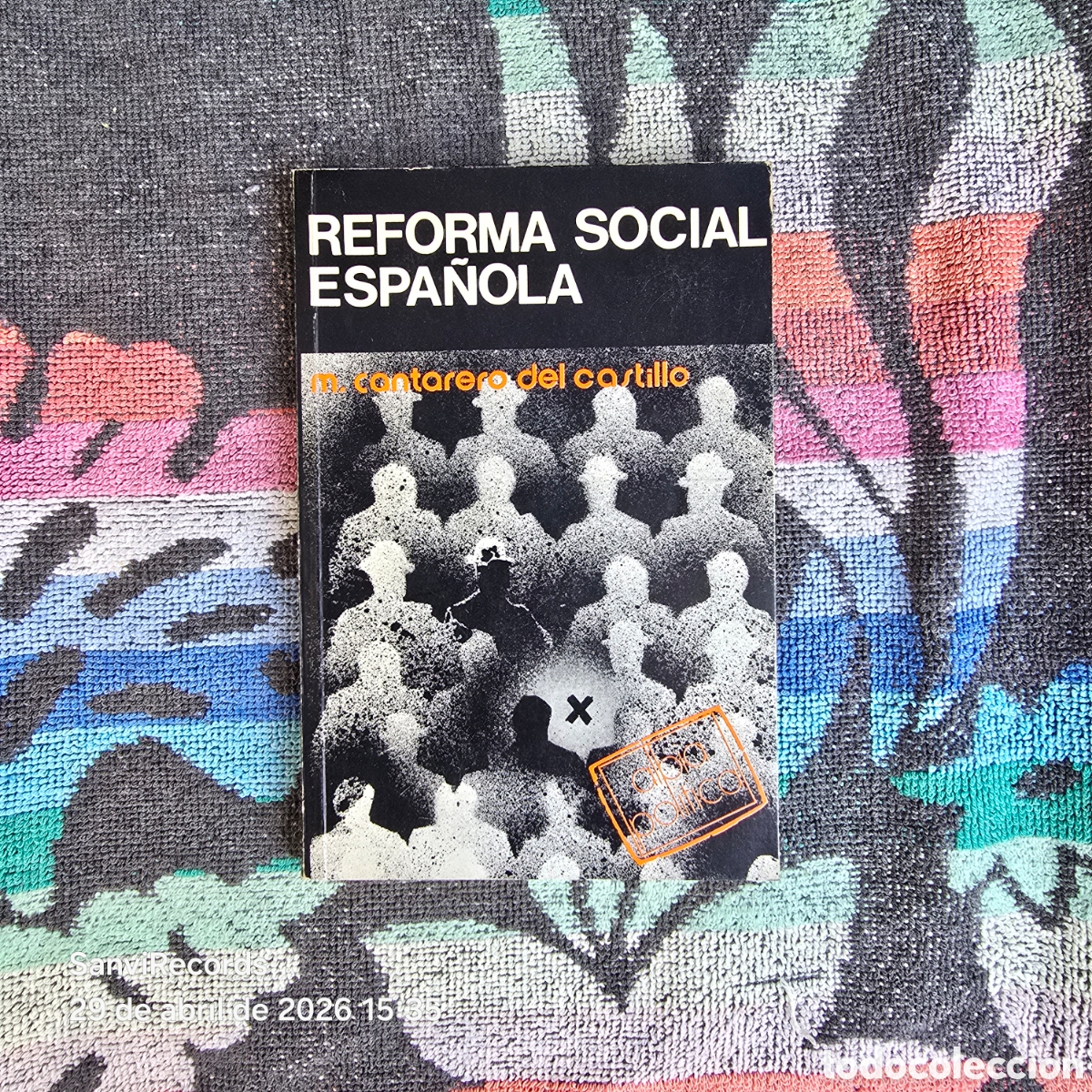 Libros de segunda mano: REFORMA SOCIAL ESPA&Ntilde;OLA (M. CANTARERO DEL CASTILLO) (ALBIA)