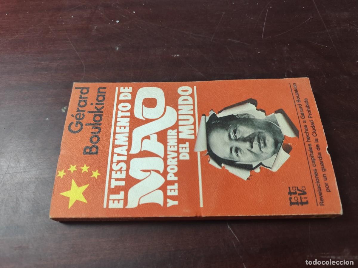 Libros de segunda mano: EL TESTAMENTO DE MAO Y EL PORVENIR DEL MUNDO / GERARD BOULAKIAN / CJA 444 / ROJA VIVA