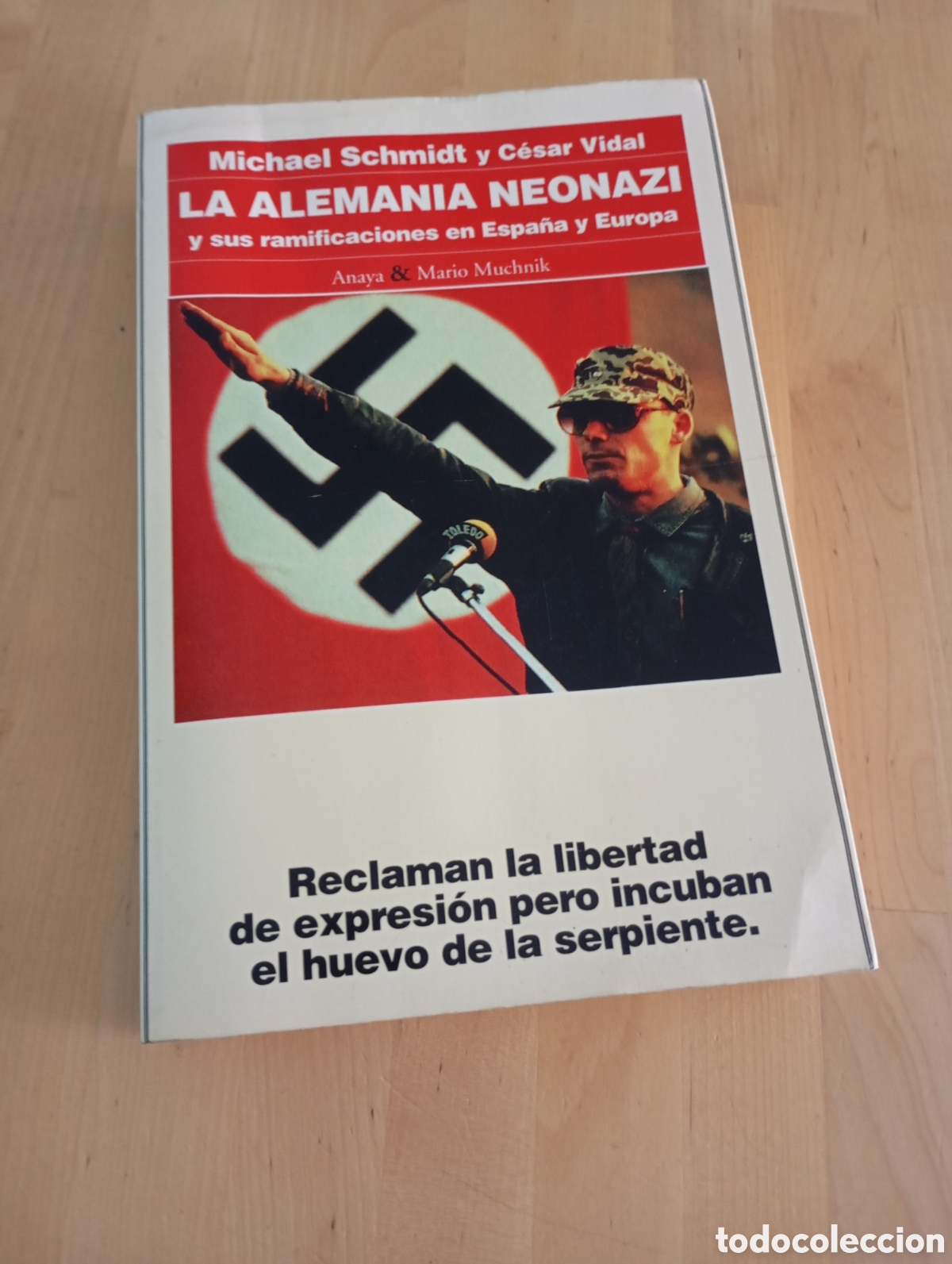 Libros de segunda mano: La Alemania Neonazi y sus ramificaciones Espa&ntilde;a y Europa Michael Schmidt C&eacute;sar Vidal # nazismo