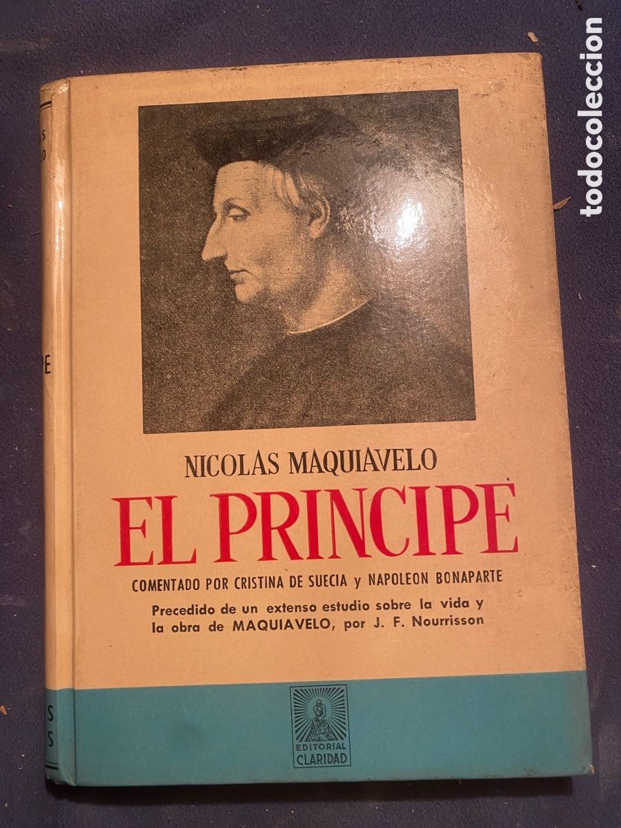 Libros de segunda mano: MAQUIAVELO: - EL PRINCIPE comentado por Cristina de Suecia y ... - (1970)