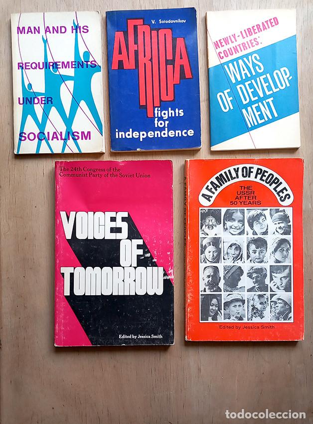 Libros de segunda mano: URSS. Uni&oacute;n Sovi&eacute;tica. Lote de 5 libros