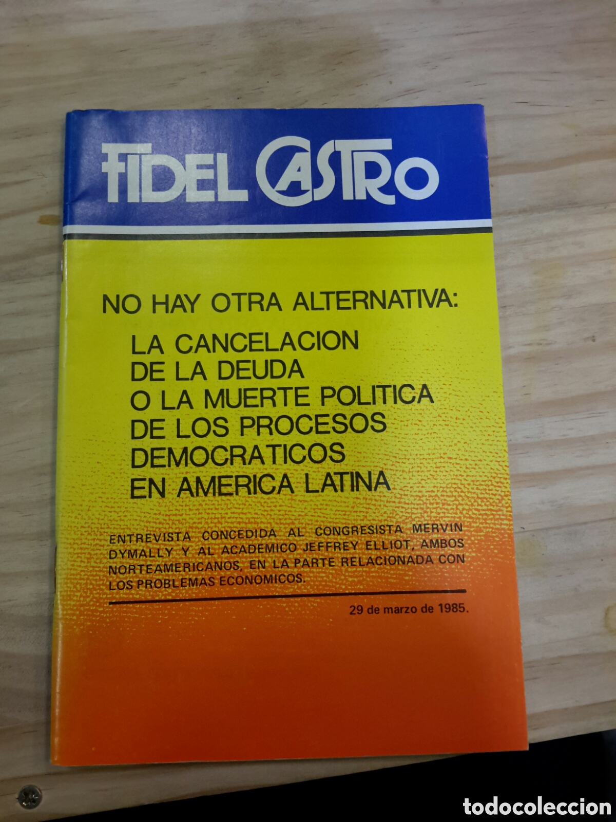 Libros de segunda mano: Fidel Castro - no hay otra alternativa