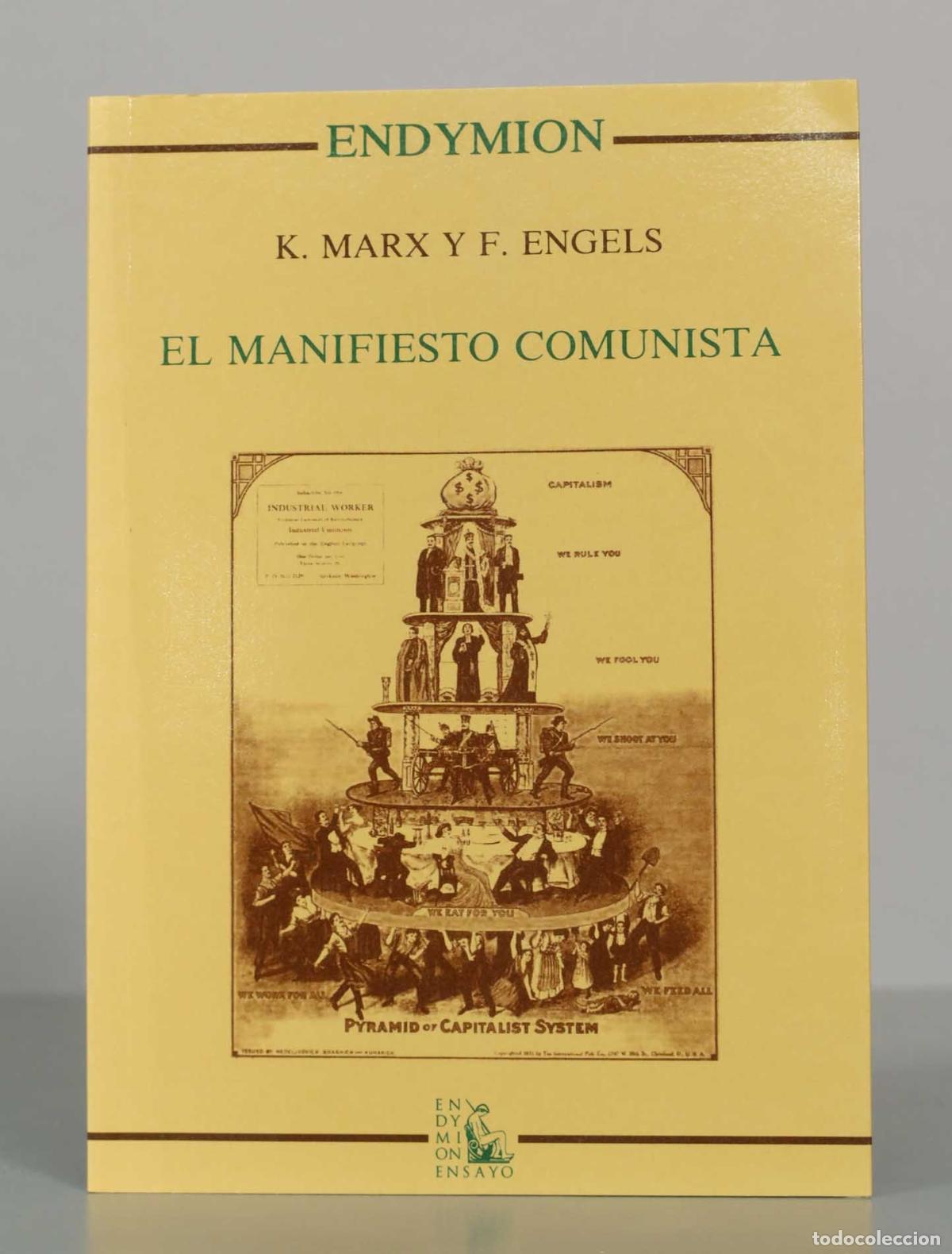 Libros de segunda mano: El Manifiesto Comunista - K. Marx y F. Engels - Editorial Endymion