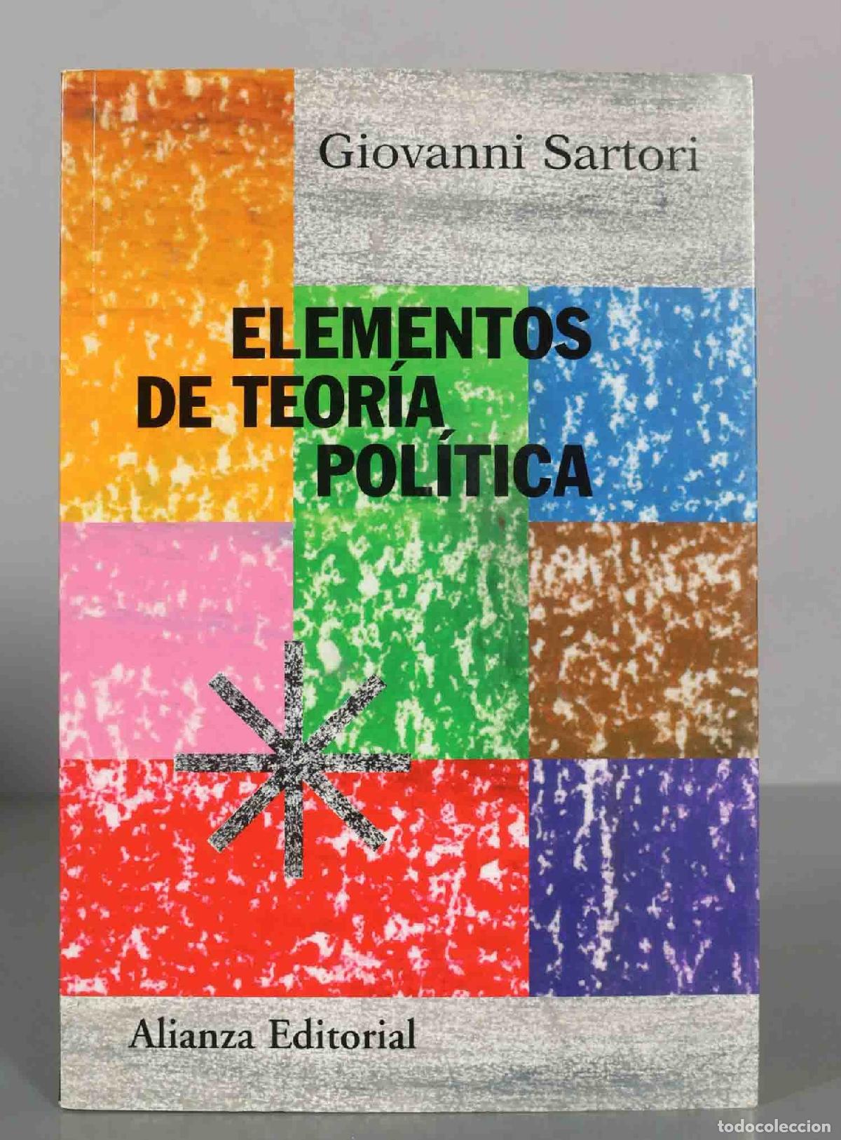 Libros de segunda mano: Elementos de teor&iacute;a pol&iacute;tica - Giovanni Sartori - Alianza Editorial