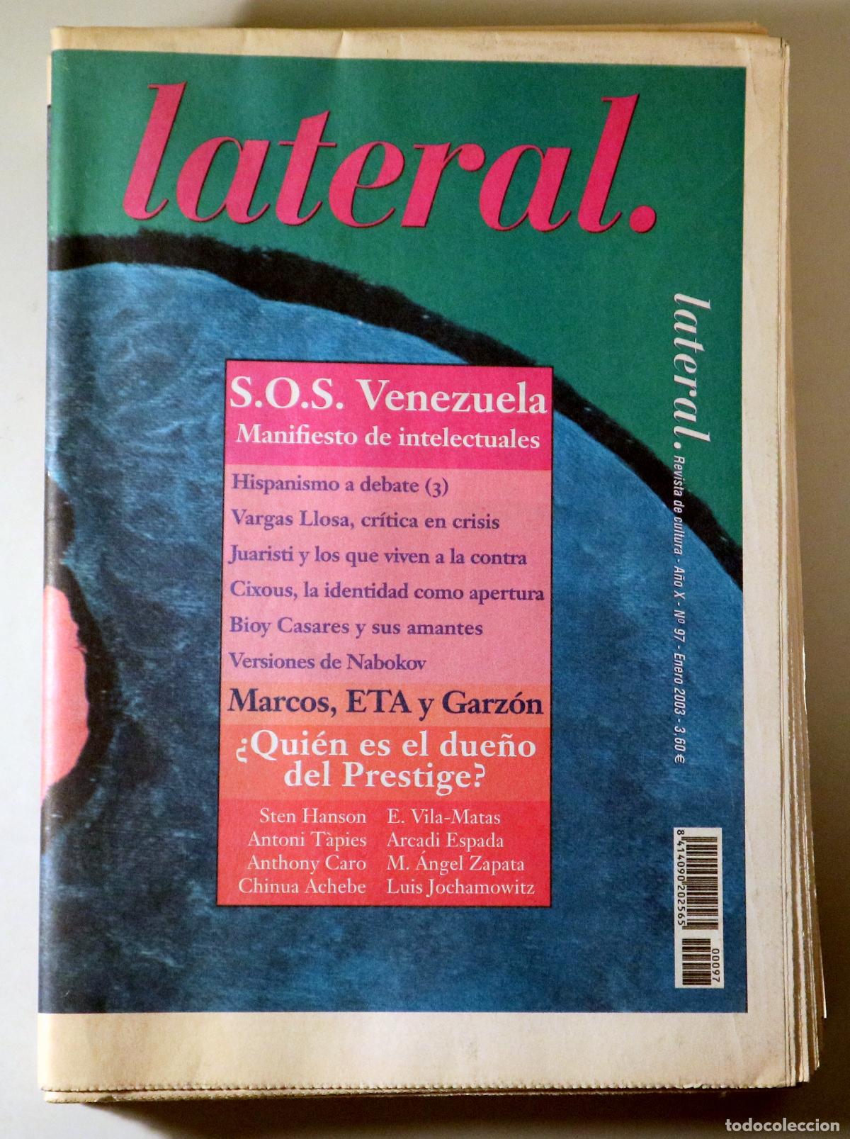 Gebrauchte B&uuml;cher: (Sebald, Juan Gelman, Arnau Pons, etc.) - LATERAL N&ordm; 86 - Barcelona 2003 - Ilustrado
