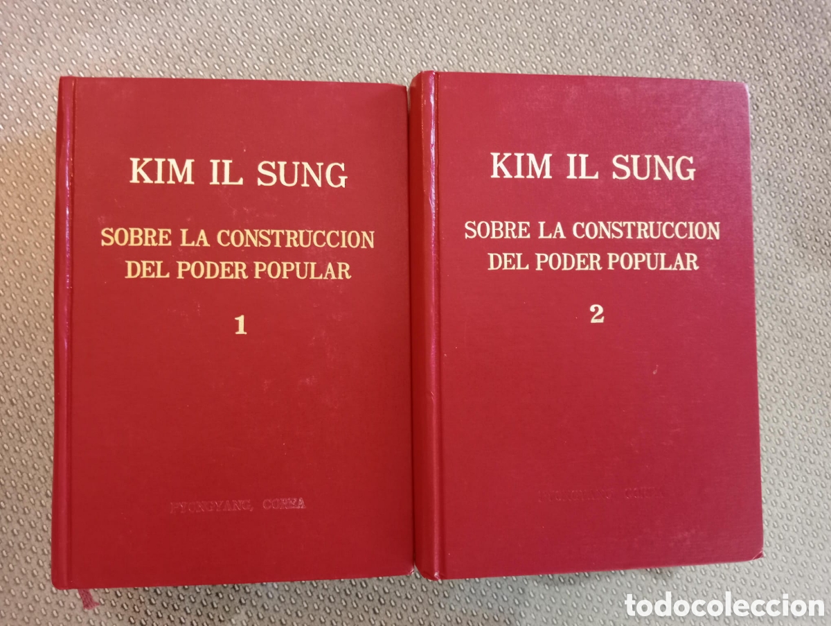 Libros de segunda mano: Kim Il Sung. Sobre la construcci&oacute;n del poder popular. 2 tomos.