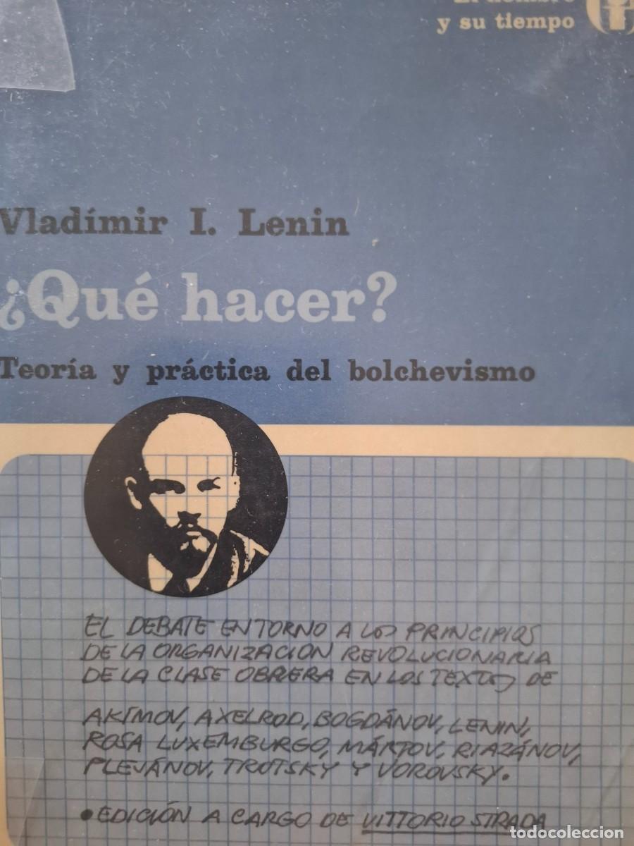 Libros de segunda mano: &iquest;qu&eacute; hacer? teor&iacute;a y pr&aacute;ctica del bolchevismo Vladimir Ilich Lenin
