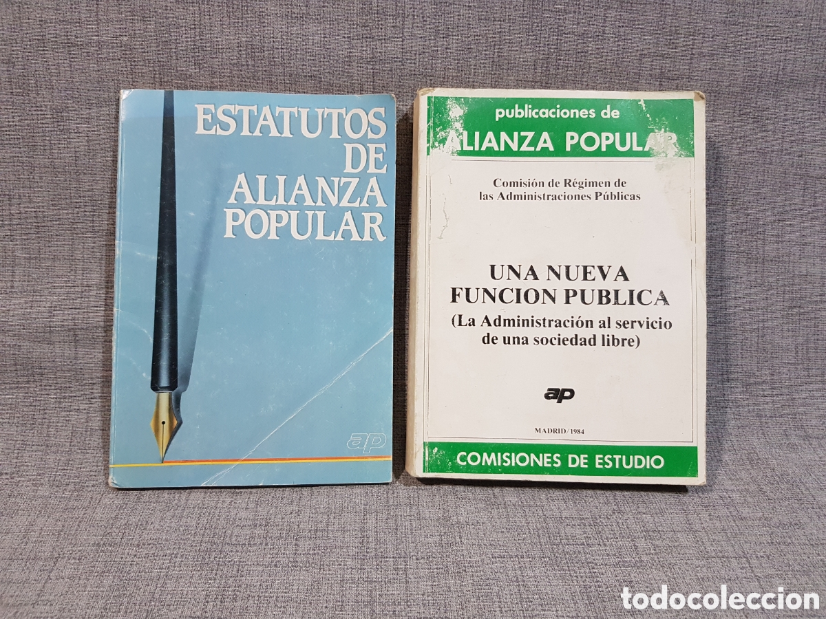 Libros de segunda mano: ALIANZA POPULAR ESTATUTOS Y PUBLICACIONES A&Ntilde;O 1984