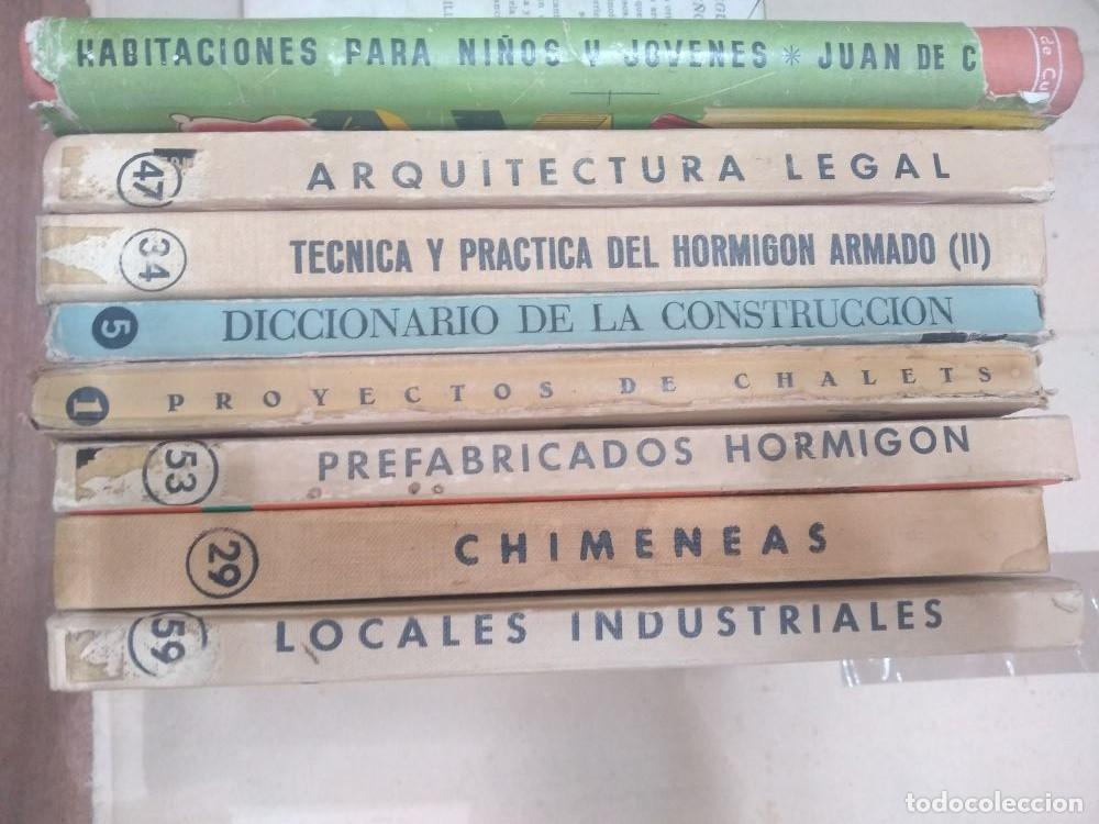 Gebrauchte B&uuml;cher: lote 8 libros CEAC construcci&oacute;n 1.proyectos de chalets, 5.diccionario de la construcci&oacute;n 29.chimene