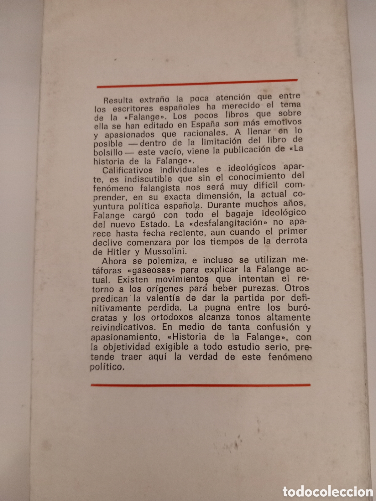 Libros de segunda mano: Historia de la Falange - E. &Aacute;lvarez Puga - Foto 2