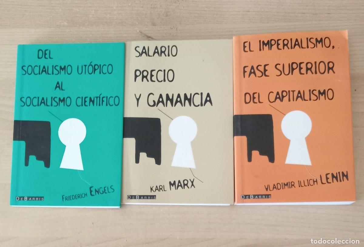 Libros de segunda mano: MARX - ENGELS - LENIN. edita DEBARRIS. salario, precio, socialismo utopico, imperialismo fase...