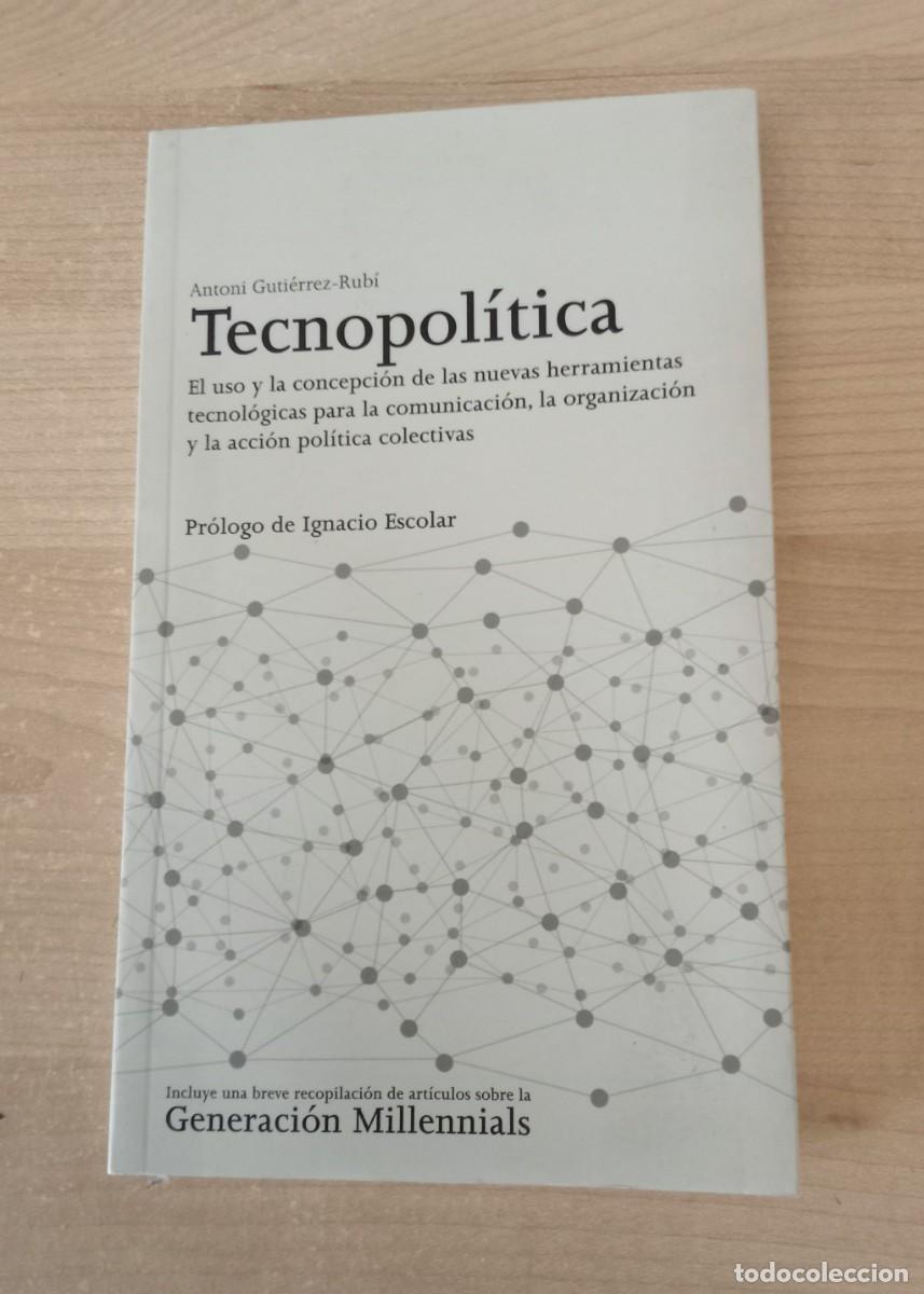 Libros de segunda mano: Tecnopolitica. Antoni Gutierrez - Rubi.