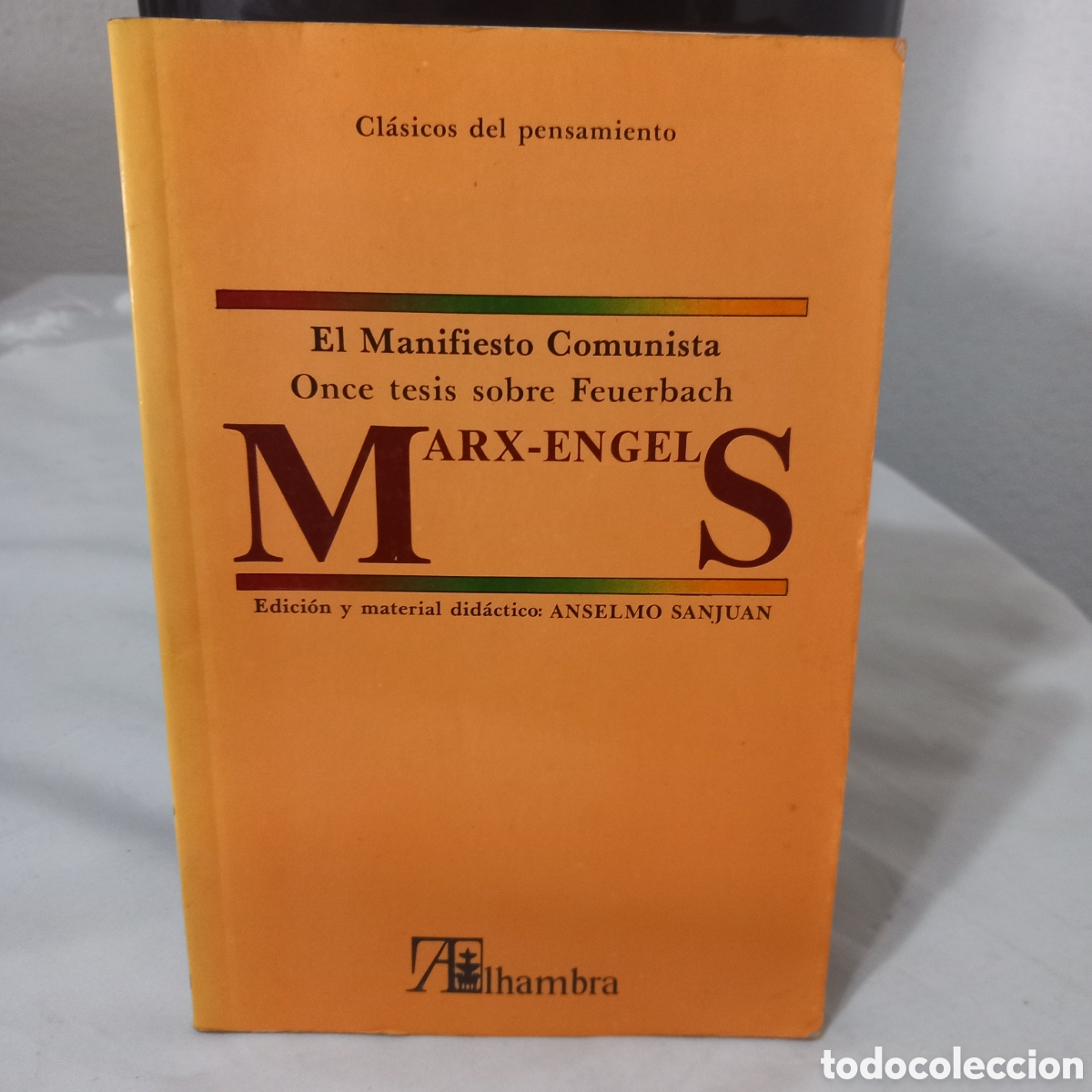 Libros de segunda mano: EL MANIFIESTO COMUNISTA/MARX-ENGELS(ed.Alhambra)