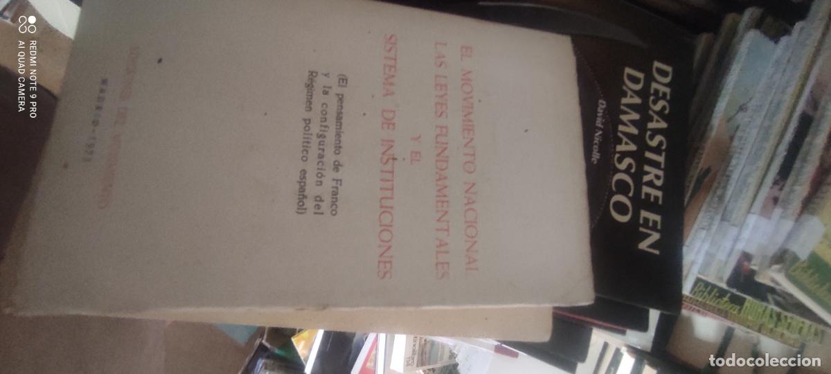 Libros de segunda mano: El movimiento nacional, las leyes fundamentales y el sistema de instituciones: el pensamiento de Fra