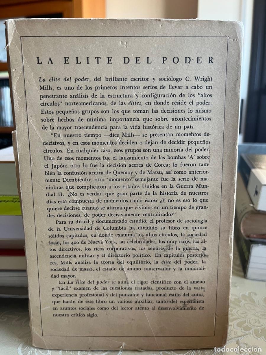Libros de segunda mano: Wright Mills, C.- La &eacute;lite del poder - Foto 2