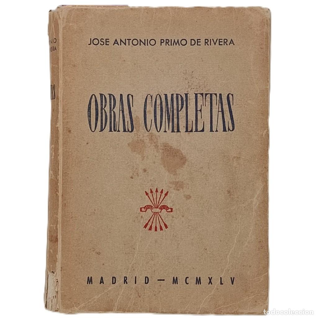 Libros de segunda mano: OBRAS COMPLETAS. Primo de Rivera, Jos&eacute; Antonio