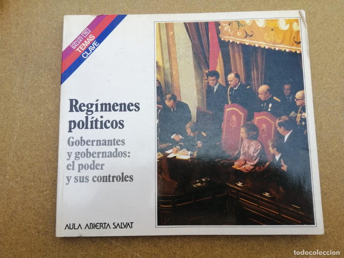 Libros de segunda mano: REGIMENES POLITICOS. GOBERNANTES Y GOBERNADOS (TEMAS CLAVE SALVAT)