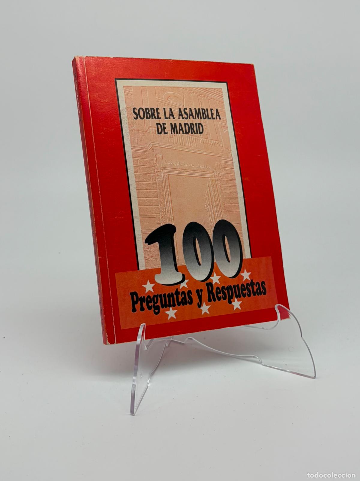 Libros de segunda mano: SOBRE LA ASAMBLEA DE MADRID. 100 PREGUNTAS Y RESPUESTAS - JAIME RUIZ REIG