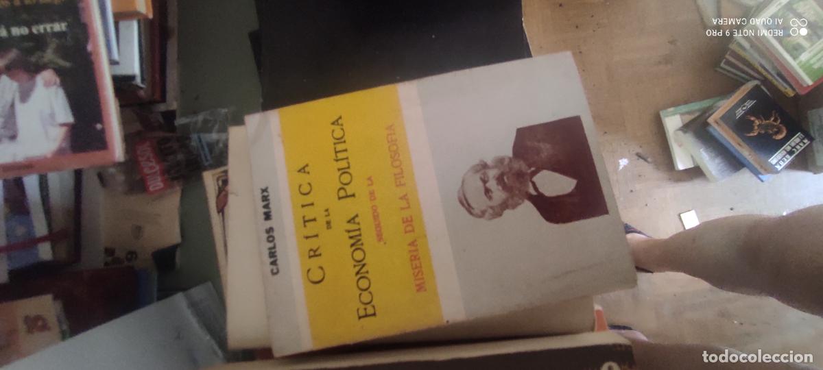 Libros de segunda mano: Cr&iacute;tica de la econom&iacute;a pol&iacute;tica. Miseria de la filosof&iacute;a - Carlos Marx