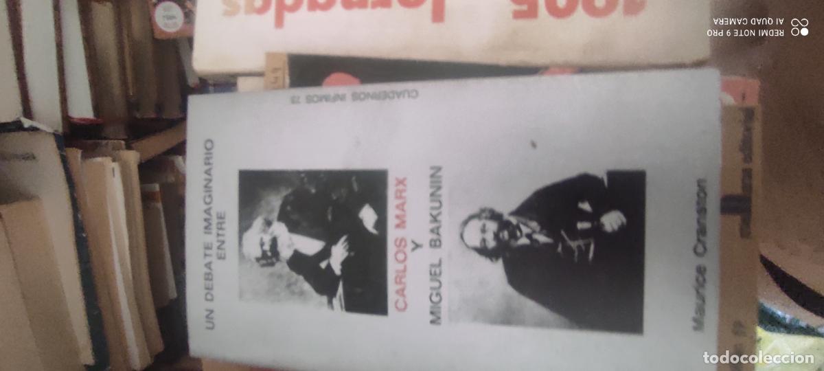 Libros de segunda mano: Un debate imaginario entre Carlos Marx y Miguel Bakunin. Maurice cranston. Cuadernos infimos 73.