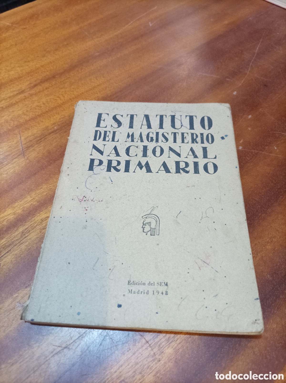 Libros de segunda mano: ESTATUTO DEL MAGISTERIO NACIONAL PRIMARIO 1948
