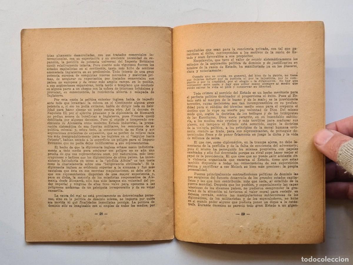 Libros de segunda mano: La voluntad de poder como factor historico, Rudolf Rocker - Foto 4